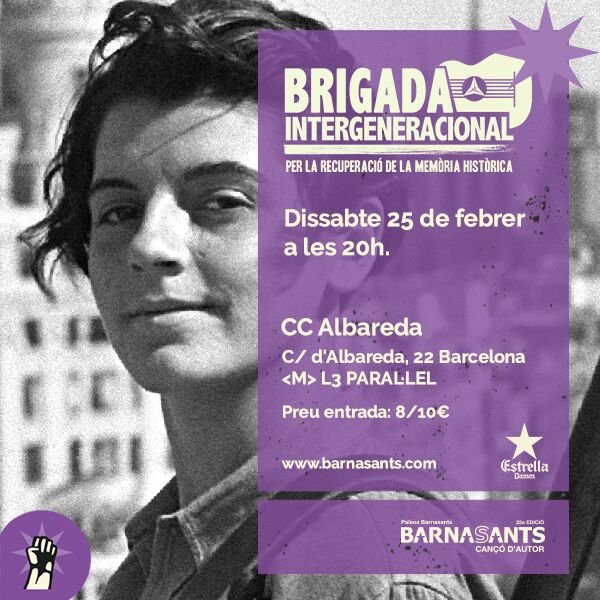 25 DE FEBRERO· Festival Barnasants· SABINA WITT (colaboración)· 20h